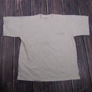 Vintage TSC Melbourne‎ Australia Shirt Mens XL White Embroidered Travel Tee